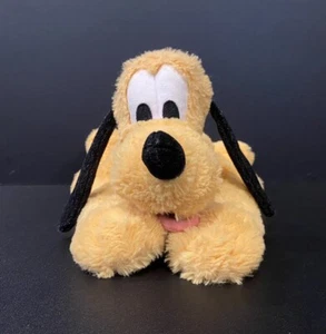 Vintage Walt Disney Parks Pluto Plush 8” Long Authentic Green Collar Original - Picture 1 of 14