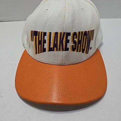 De colección Años 90 Los Angeles Lakers Oficial NBA Snapback Gorra Kobe Shaq Lake Show Gorra Foto 1 de 4