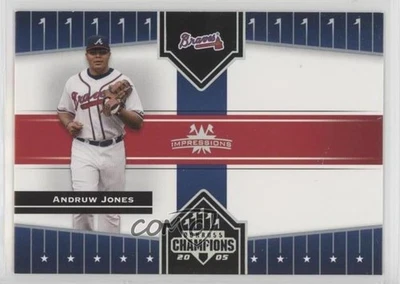 2005 Donruss Champions Impressions Andruw Jones #6 - Image 1 of 2