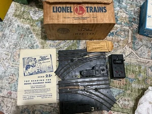 Vintage Lionel No. 1122 Left & Right Remote Switch Track Pieces 027 - Picture 1 of 4
