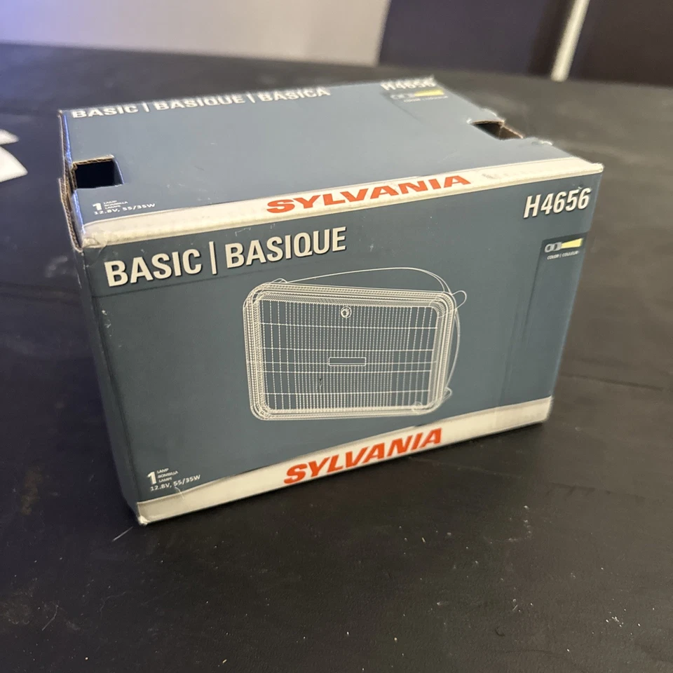 Sylvania H4656 Sealed Beam Headlight, Headlamp, Bulb, Standard 3100K - Image 1 of 4