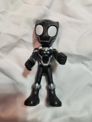 "Figura de acción de juguete Spidey and His Amazing Friends Marvel Black Panther Hero 4""" Foto 1 de 4