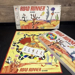 1968 Road Runner Brettspiel Milton Bradley #4856Looney Tunes Original, vollständig! - Bild 1 von 10
