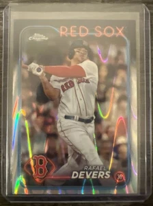 2024 Topps Chrome Rafael Devers RayWave Ref. - Bild 1 von 2