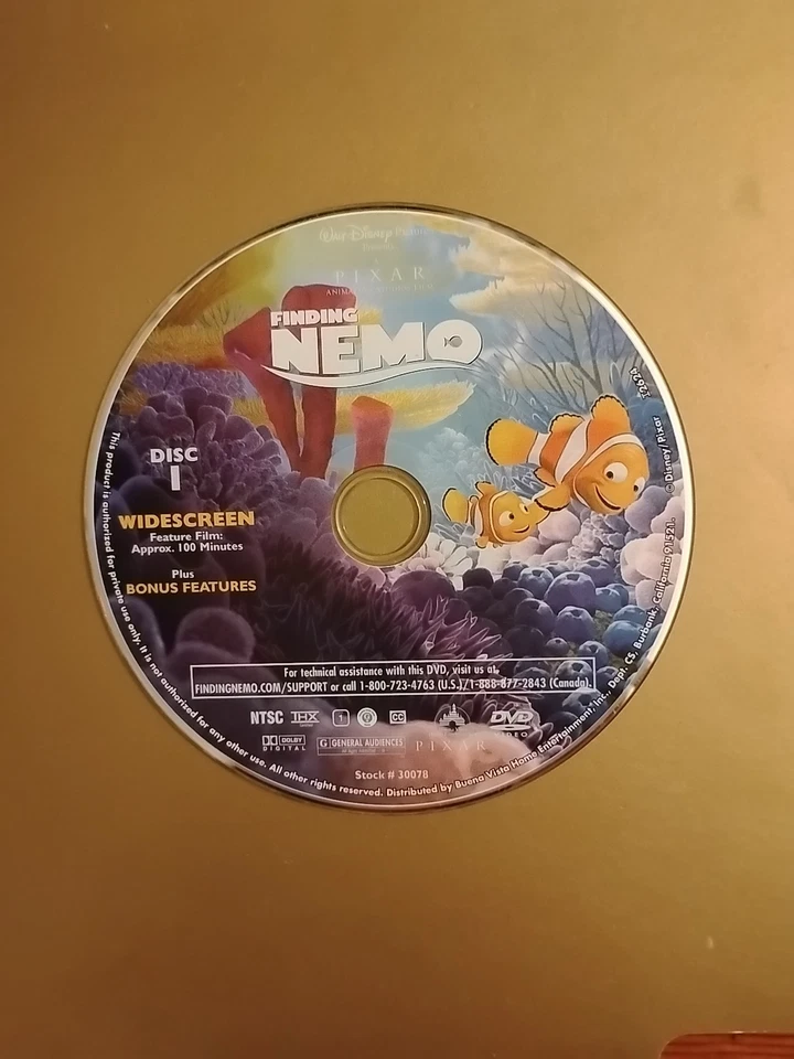 Finding Nemo Dvd - Image 1 of 1