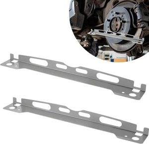 2 Pcs Wheel Toe Alignment Tool Plate Automotive Provides Accurate Silver - Picture 1 of 7