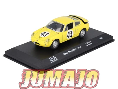 24H277 Voiture 1/43 24 Heures Mans IXO ABARTH SIMCA 1300 #43 1962 Dubois - Photo 1/4
