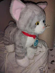 Build-A-Bear Workshop Promise Pets graue & weiße Katze Plüsch Heterochromie Augen - Bild 1 von 3