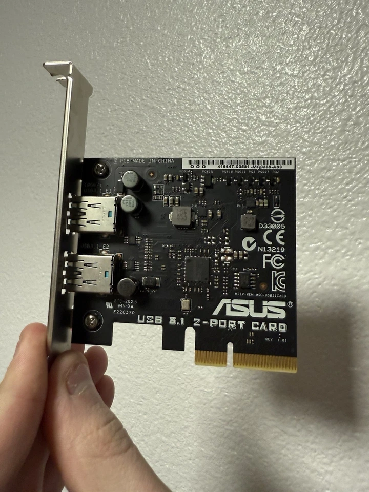 Asus MSIP-REM-MSQ-USB31CARD USB 3.1 2-Port PCIe Card - Image 1 of 2