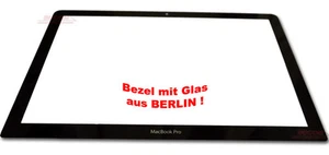 For Apple Macbook 15.4 Display Glass LCD Window Black A1286 Adhesive - Picture 1 of 1