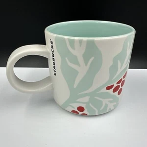 STARBUCKS 2018 Holiday Mug Holly Berry 12oz. 3 3/8”Coffee/Tea Mug - Picture 1 of 14