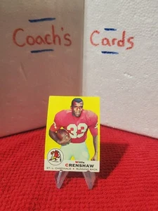 1969 Topps NFL Willis Crenshaw #21 St. Louis Cardinals  - Picture 1 of 3