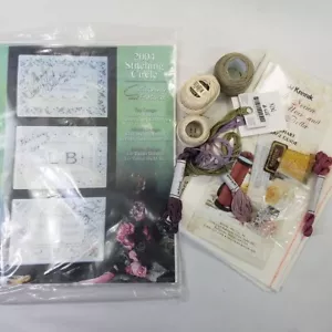 2004 Stitching Circle 3 Cross Stitch Needlepoint Patterns Kit Stoney Creek Diehl - Bild 1 von 3