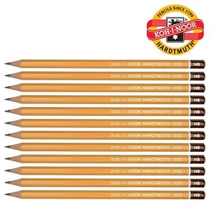 Graphite Pencil HB 2H 2B KOH-I-NOOR 1500 Yellow - Picture 1 of 2