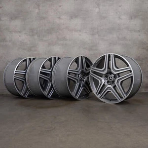 Mercedes ML M-Klasse 63 AMG Felgen 21 Zoll W166 A1664012302 himalaya grey - Bild 1 von 5