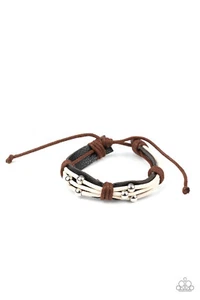 Breaking All The Rules - Black - Paparazzi Accessories Unisex Bracelet - Picture 1 of 2