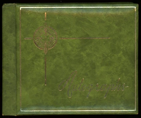 1970s Baseball Autograph Book - Willie Mays, McCovey, Tom Seaver, Yogi Berra +++ Cover