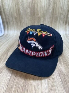 De colección Años 90 Denver Broncos Logo Atlético Snapback Sombrero Super Bowl 32 XXXII San Diego - Imagen 1 de 12