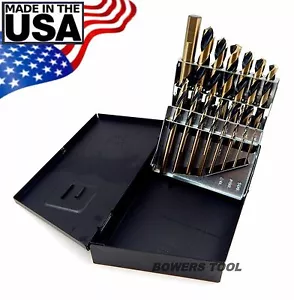Juego de brocas Norseman 15 piezas HI-Molibdeno M7 índice 1/16-1/2 HECHO EN EE. UU. SPM-15 - Imagen 1 de 4
