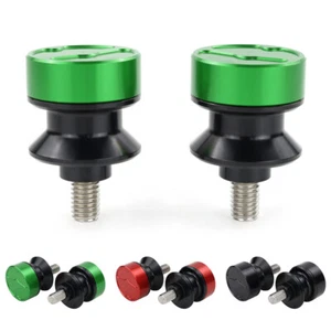 Fit For Husqvarna 701 Enduro/701 Supermoto Swing Arm Sliders Stand Bobbins Green - Foto 1 di 12