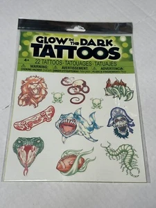 temporary tattoos kids 22 glow in the dark - Picture 1 of 2
