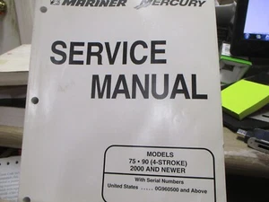 Mercury Marine 70 90 4 stroke 2000 & Newer Service Manual 1999 - Picture 1 of 3