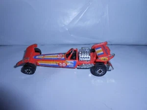 VTG 1980 KENNER FAST 111's DRAG KING DRAGSTER ORANGE NEW HAMPSHIRE PLATE HK - Picture 1 of 6