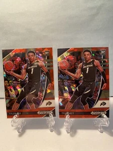 2020 Panini Prizm Draft Picks Tyler Bey Red Cracked Ice RC Lot(2) - Picture 1 of 2