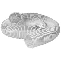 PSI Woodworking D50C 4-Inch by 50-Feet Clear Flexible Dust 