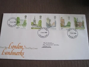 GB 1980 London Landmarks FDC 10-6 - Picture 1 of 1