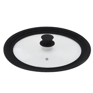 Glass & Silicone Universal Lid Replacement Cover Frypans Cookware 28cm 30cm 32cm - Picture 1 of 6