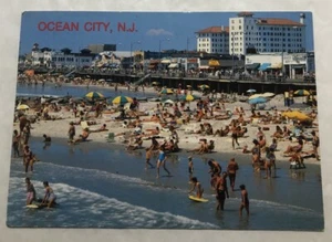 Skyline, Bathing Beach & Surf, Ocean City, N.J. Postcard (N2) - Picture 1 of 2