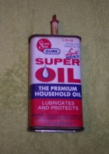 Vintage Super Oil Liquid Wrench Tin Can Household Solder Seal 3 fl oz  Empty - Picture 1 of 2