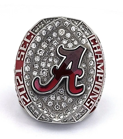 HUGE 🏈 2021 Alabama Crimson Tide SEC Champions Football Championship NCAA Ring! Cover