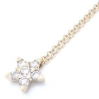 STAR JEWELRY 18K Yellow Gold Necklace Star motif Diamond 0.15ct /291012