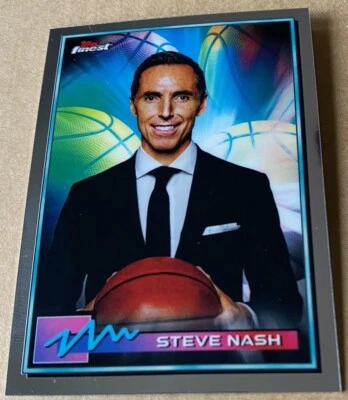 STEVE NASH 2021 TOPPS FINEST Card #38 NM-MT Condition - Image 1 of 2