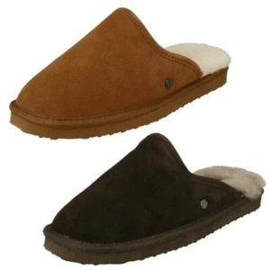 Mens Padders Genuine Lined Sheepskin Mule Slippers Nevis - Picture 1 of 20