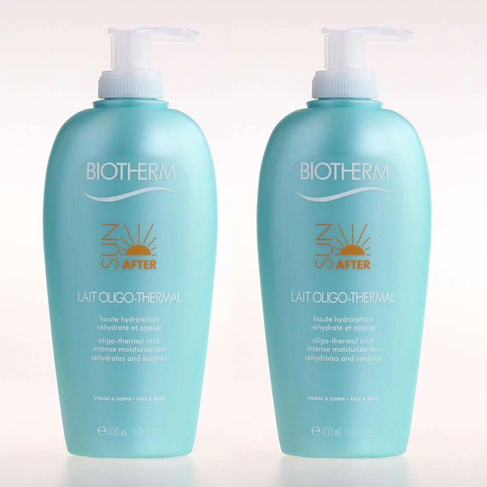 Biotherm Sun After - Lait Oligo-Thermal Visage & Corps 400ml - 2x