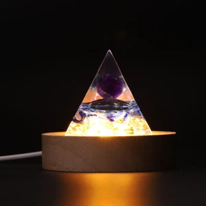 BLOOOK Orgon Kristall Pyramide, Reiki Pyramide Gesundheit Energie Generator, Nat - Bild 1 von 1