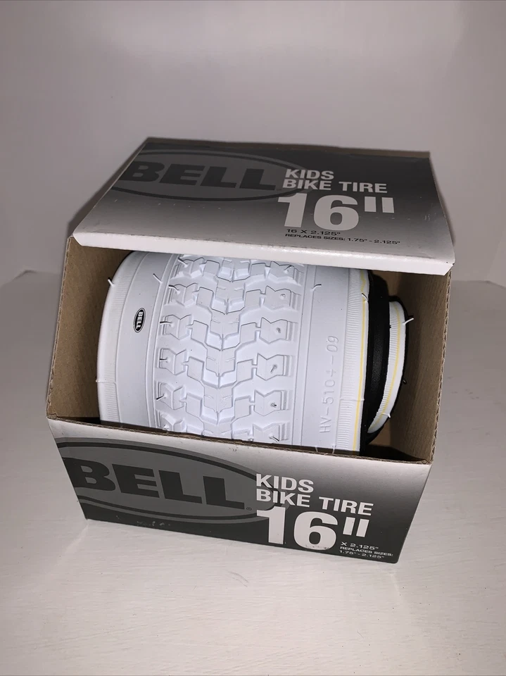 Bell Kids Bike Tire White 16" x 2.125" Replaces 1.75"-2.125" - Image 1 of 4