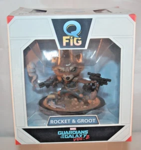 Q Fig - Marvel - Guardians of the Galaxy Vol2 - Rocket & Groot - New in Box - Picture 1 of 6