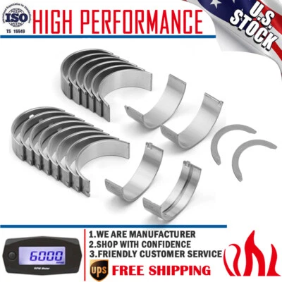 Juego de rodamientos de varilla principal Std. Para Hyundai Sonata 2010-2018 Kia Accent Rio 1,6 L Turbo Foto 1 de 4