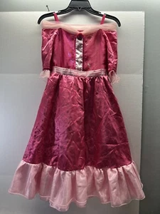 Halloween Disney Store Aurora Sleeping Beauty Pink Dress Theater Pink Girls 7/8 - Picture 1 of 5