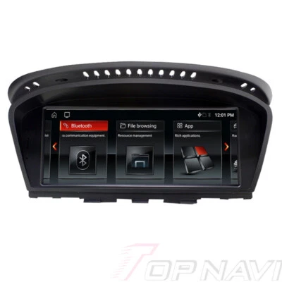 for BMW E60 E60 E61 E90 E91 E92 2003-2010 Car Radio Stereo GPS Player Android 14 - Image 1 of 4