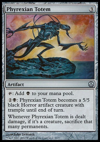 Phyrexian Totem ~ Moderately Played Duel Decks: Phyrexia vs the Coalition MTG Ma - Image 1 of 1