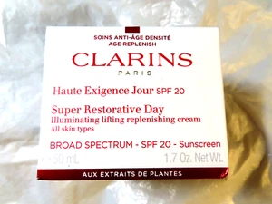 CLARINS SUPER RESTORATIVE DAY SPF 20 ILLUMINATING LIFTING  CREAM 50ML 1.7 Oz NEW - Picture 1 of 4