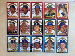 Lot 15 - 1988 to 1990 Donruss Diamond Kings Yastrzemski Fisk Dawson Raines Clark - Picture 1 of 4