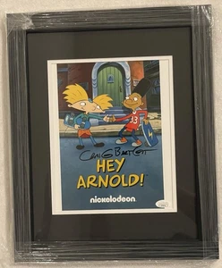 Foto autografiada firmada por Craig Bartlett “Hey Arnold” de 8x10 enmarcada con certificado de autenticidad JSA - Imagen 1 de 5