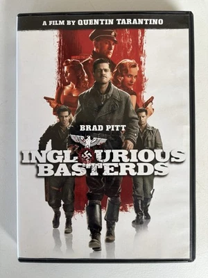 INGLORIOUS BASTERDS Quentin Tarantino Brad Pitt 2009 Widescreen DVD Very Good - Image 1 of 3