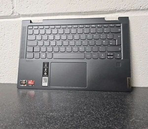 Lenovo Yoga 7-14ACN6 podświetlana klawiatura, palmrest, touchpad i głośniki, szara - Wielka Brytania - Zdjęcie 1 z 9